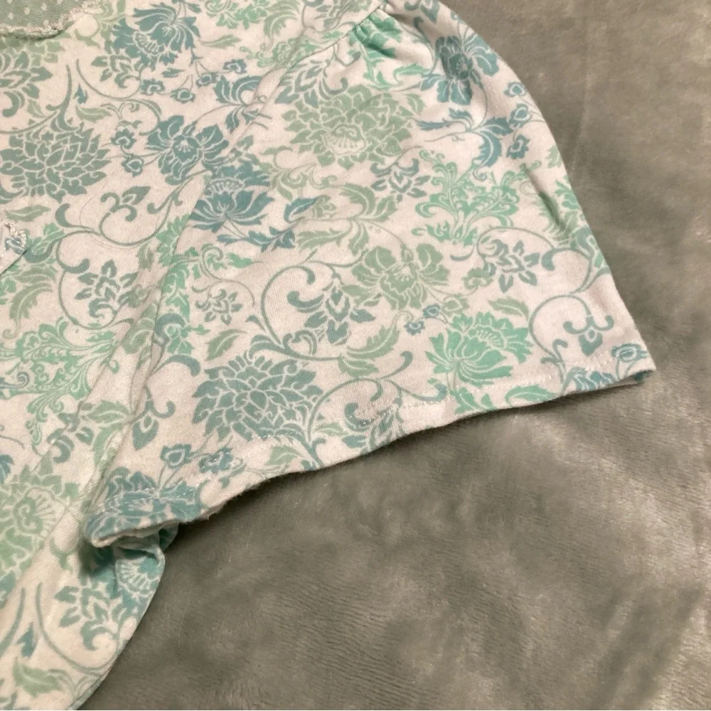 NWOT Vintage Karen Neuburger Pajama Top and Capri Set Size L